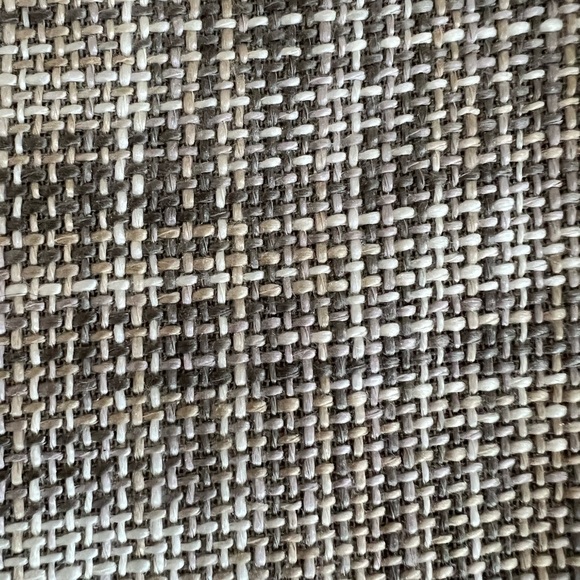 Georgiou Cream/Olive/Gold Tweed Blazer and Shirt Suit, Size 10 - Picture 12 of 16